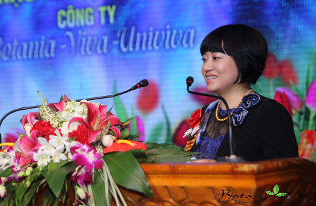 CEO công ty TNHH TM Botania: chị Phạm Thanh Thủy