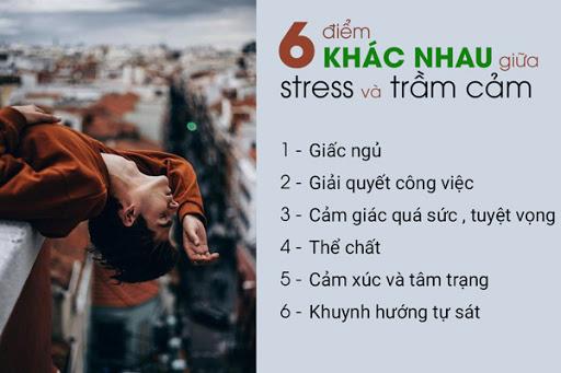 6 dấu hiệu khác nhau cơ bản để phân biệt giữa trầm cảm và stress